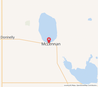 Map of McLennan, AlbertaAlberta
