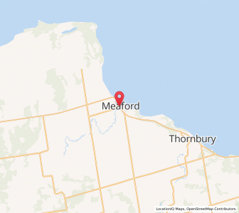 Map of Meaford, OntarioOntario
