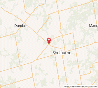 Map of Melancthon, OntarioOntario