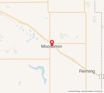 Map of Moosomin, SaskatchewanSaskatchewan