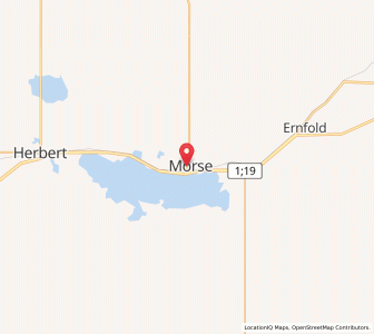 Map of Morse, Saskatchewan