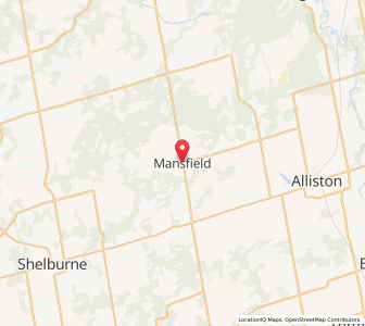 Map of Mulmur, OntarioOntario