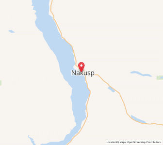 Map of Nakusp, British ColumbiaBritish Columbia
