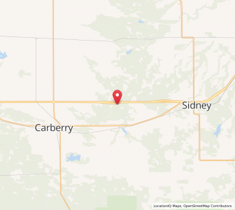 Map of North Cypress, ManitobaManitoba