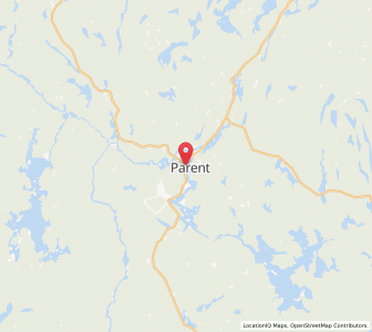 Map of Parent, Quebec