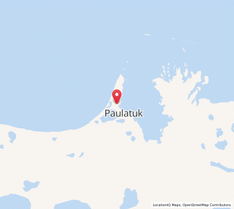 Map of Paulatuk, Northwest TerritoriesNorthwest Territories