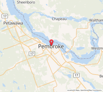Map of Pembroke, OntarioOntario