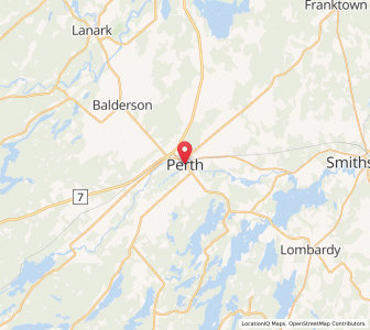 Map of Perth, OntarioOntario