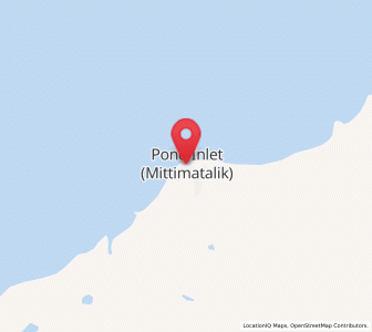 Map of Pond Inlet, Nunavut