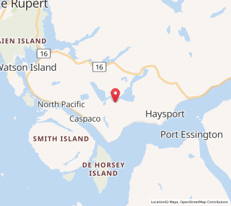 Map of Port Edward, British ColumbiaBritish Columbia