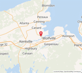 Map of Port Williams, Nova ScotiaNova Scotia