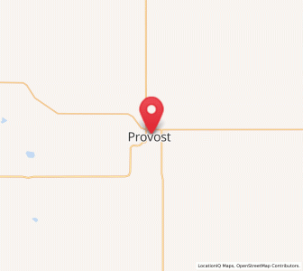 Map of Provost, Alberta