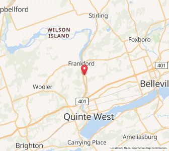 Map of Quinte West, OntarioOntario