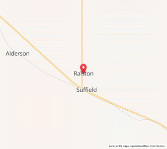 Map of Ralston, AlbertaAlberta