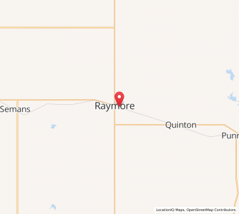 Map of Raymore, SaskatchewanSaskatchewan