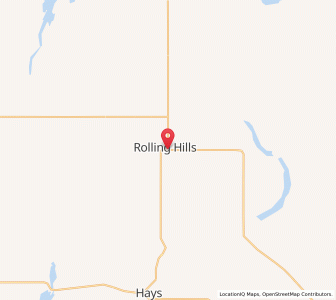 Map of Rolling Hills, AlbertaAlberta