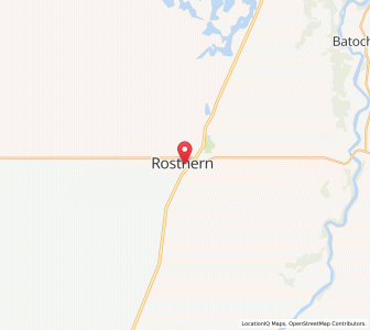 Map of Rosthern, SaskatchewanSaskatchewan