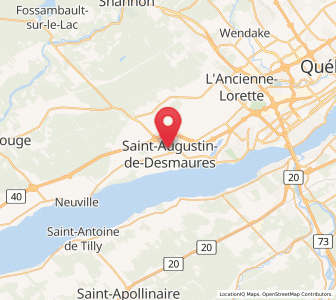Map of Saint-Augustin-de-Desmaures, Quebec
