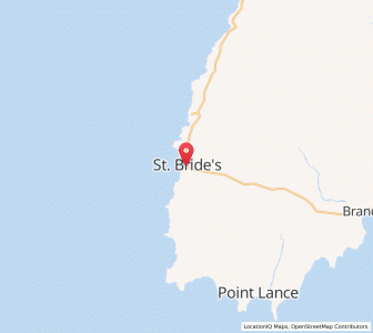 Map of Saint Bride's, Newfoundland & LabradorNewfoundland and Labrador
