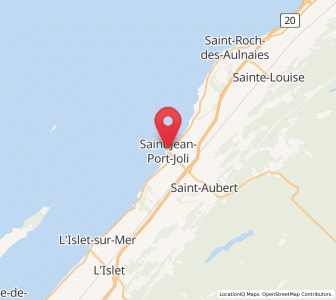 Map of Saint-Jean-Port-Joli, Quebec