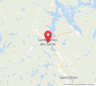 Map of Saint-Michel-des-Saints, Quebec