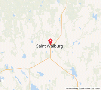 Map of Saint Walburg, SaskatchewanSaskatchewan