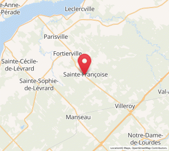 Map of Sainte-Françoise, Quebec