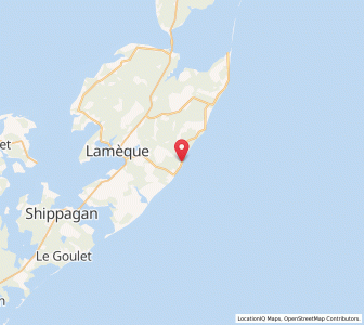 Map of Sainte-Marie - Saint-Raphaël, New BrunswickNew Brunswick