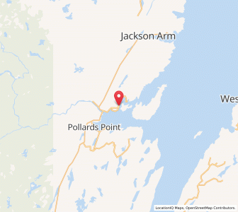 Map of Sop's Arm, Newfoundland & LabradorNewfoundland and Labrador