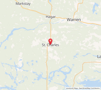 Map of Saint Charles, OntarioOntario