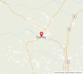 Map of Stanley, New BrunswickNew Brunswick