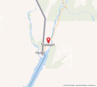 Map of Stewart, British ColumbiaBritish Columbia