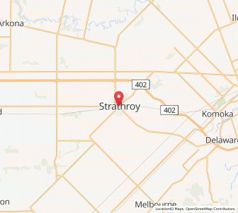 Map of Strathroy, OntarioOntario