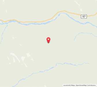 Map of Tetsa River, British ColumbiaBritish Columbia