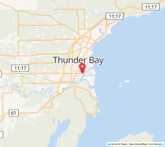 Map of Thunder Bay, OntarioOntario