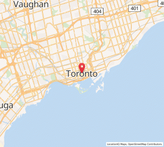 Map of Toronto, OntarioOntario