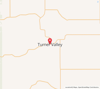 Map of Turner Valley, AlbertaAlberta