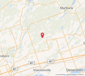 Map of Tyendinaga, OntarioOntario