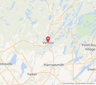 Map of Verona, OntarioOntario