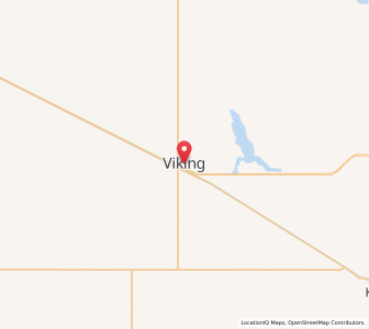 Map of Viking, AlbertaAlberta