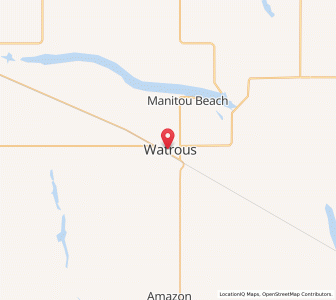 Map of Watrous, SaskatchewanSaskatchewan