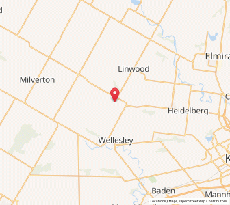 Map of Wellesley, OntarioOntario