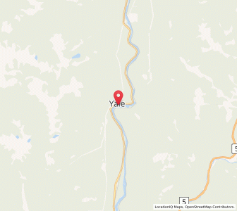 Map of Yale, British ColumbiaBritish Columbia