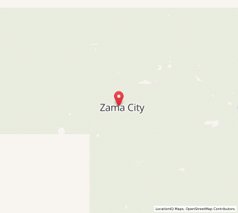 Map of Zama City, AlbertaAlberta