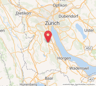 Map of Adliswil / Sonnenberg, Zurich