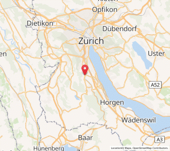 Map of Adliswil, Zurich