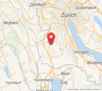 Map of Affoltern / Sonnenberg, Zurich