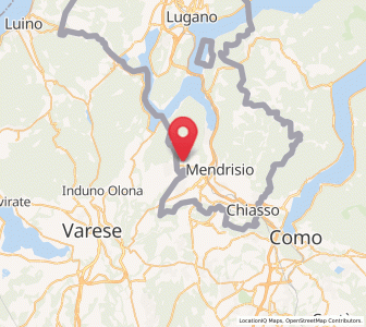 Map of Arzo, Ticino