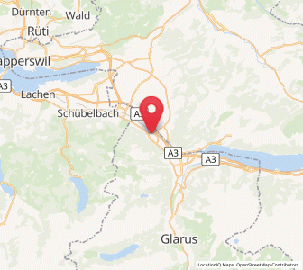 Map of Bilten, Glarus