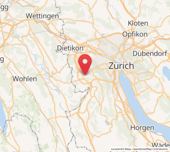 Map of Birmensdorf, Zurich